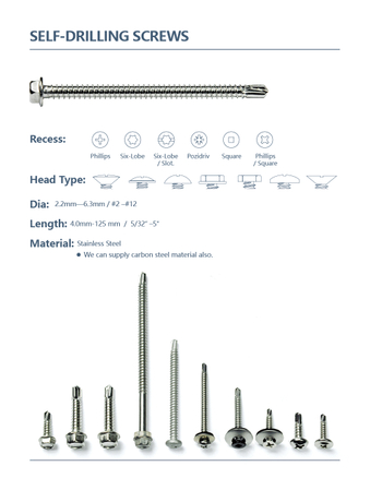  Self Drilling Screws
