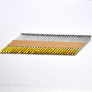 ELECTRO GALVANIZED RING SHANK PAPER STRIP NAILS