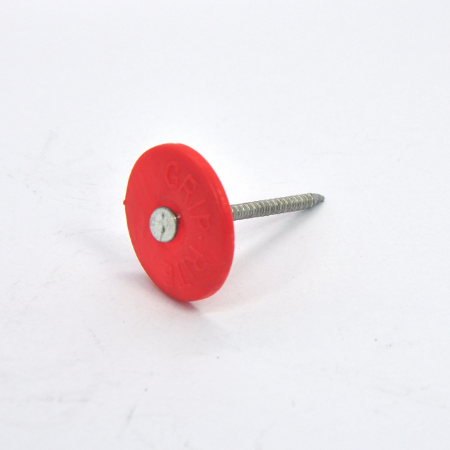 RING SHANK NAILS WITH PLASTIC CAP