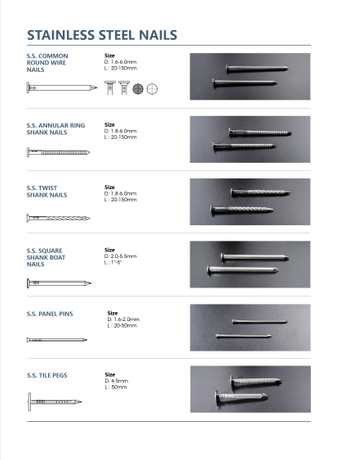 Stainless Steel Nails