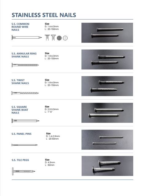 Stainless Steel Nails