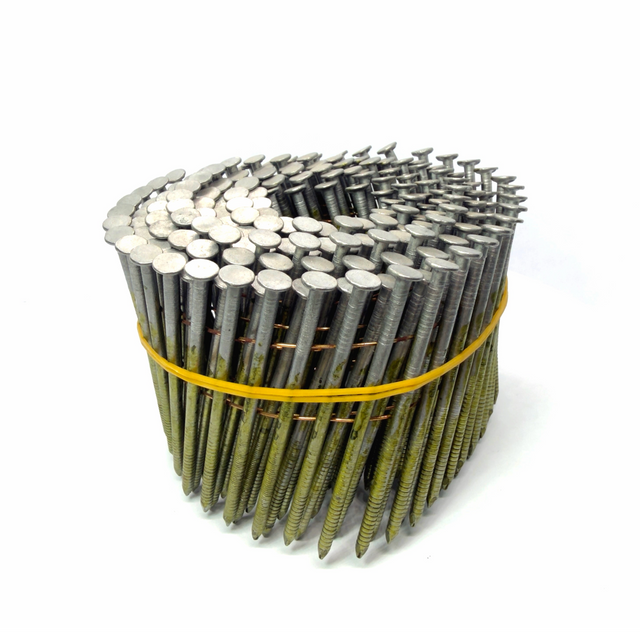 HDG COIL ROOFING NAILS WITH RING SHANK